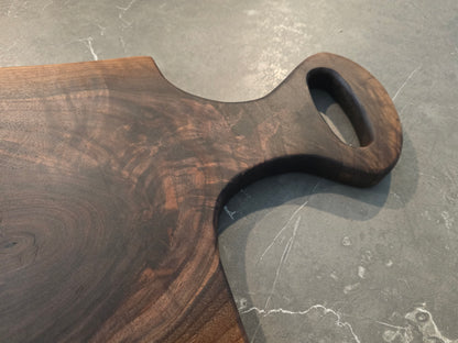 Walnut Live Edge Boards with Handle