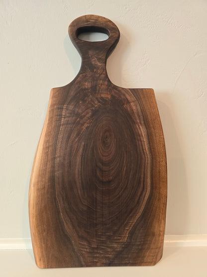 Walnut Live Edge Boards with Handle