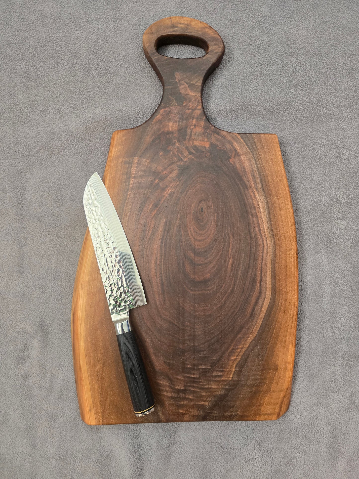 Walnut Live Edge Boards with Handle