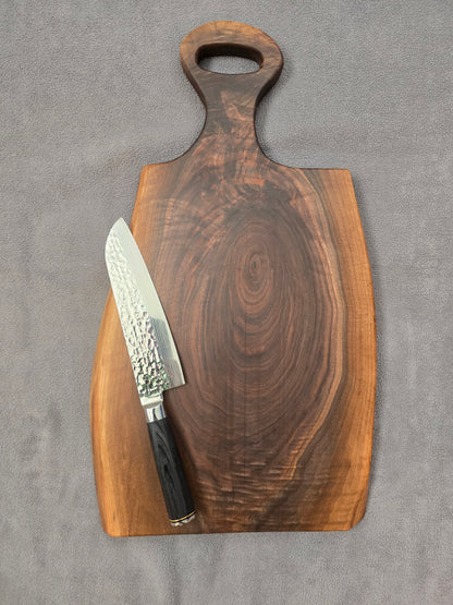 Walnut Live Edge Boards with Handle