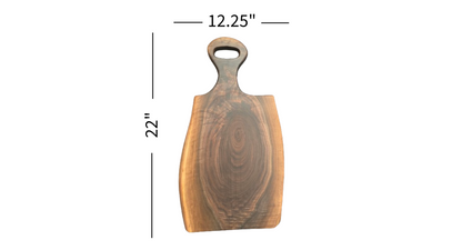 Walnut Live Edge Boards with Handle